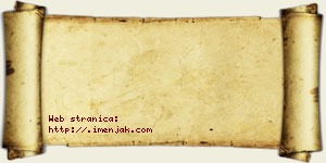 Žaklina Erić vizit kartica